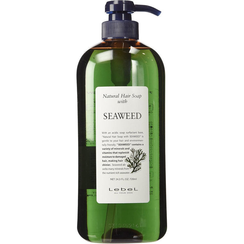 ルベル ナチュラル ヘアソープ シャンプー シーウィード SW 720ml