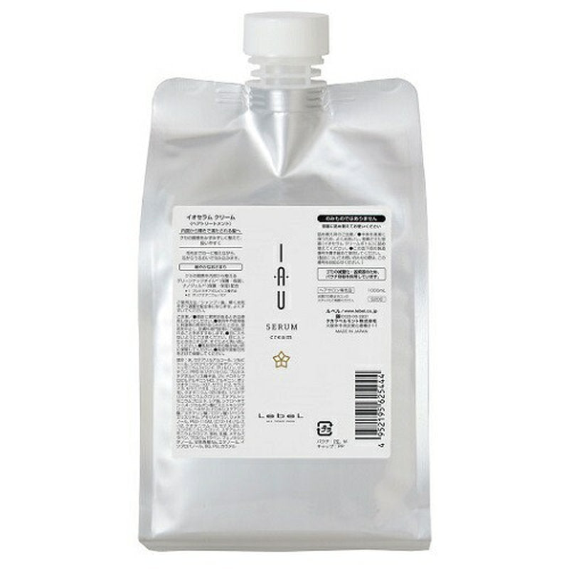 ルベル イオ セラム クリーム 詰め替え リフィル 1000ml トリートメント ヘアパック