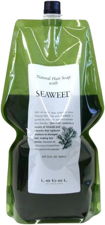 ルベル ナチュラル ヘアソープ シャンプー シーウィード SW 1600ml 詰替え用 リフィル