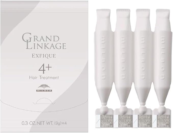 ミルボン MILBON グランドリンケージ エクスフィーク 4+ 9g×4連 さらさら(軟毛向け)