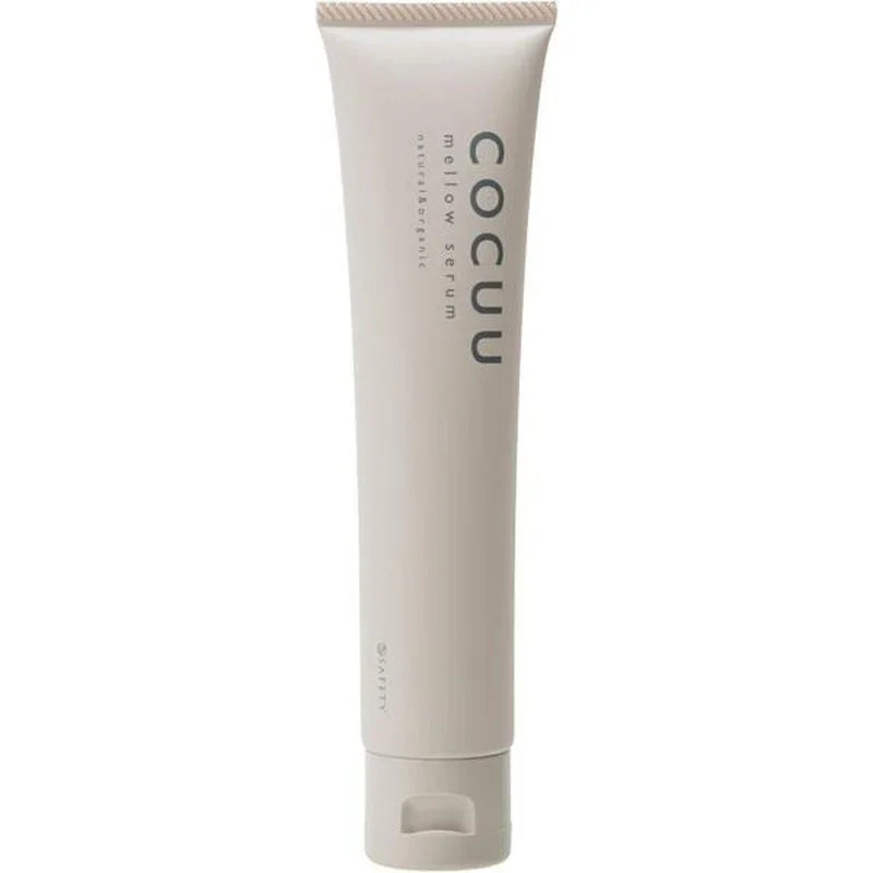 Cocuu mellow serum hair treatment in beige tube for professional hair care