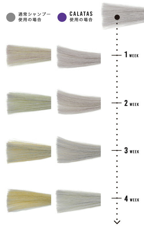 カラタス ムラシャン シャンプー ヒートケア パープル Pr 250ml 紫シャンプー CALATAS カラー ノンシリコン