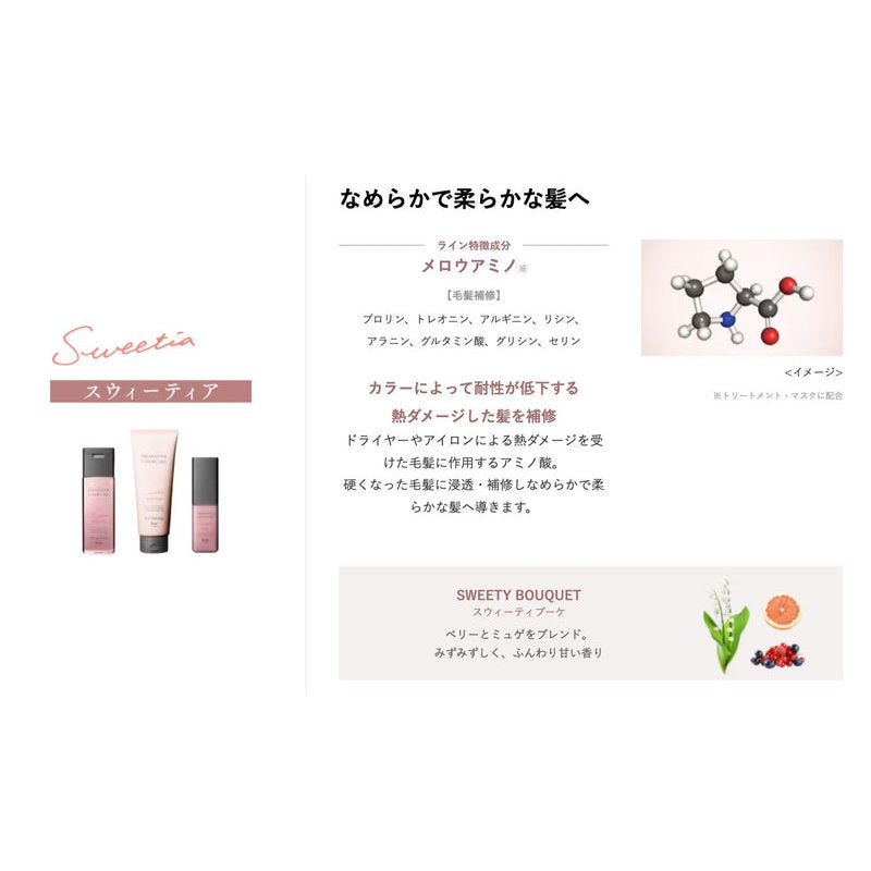 ホーユー hoyu プロマスター カラーケア スウィーティア ヘアトリートメント 600g